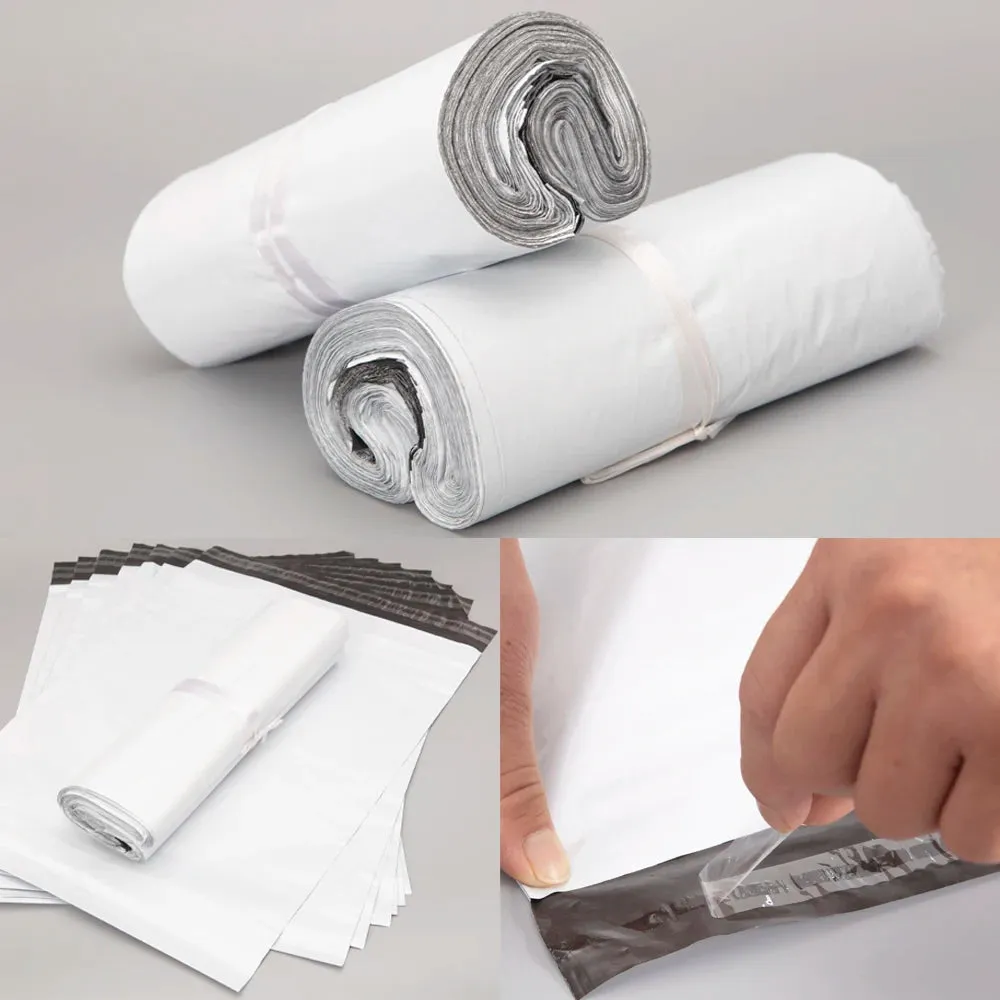 10-100Pcs Shipping Bags For Packaging Courier Bag Self Adhesive Seal White Mailing Bags Envelope Storage Bag