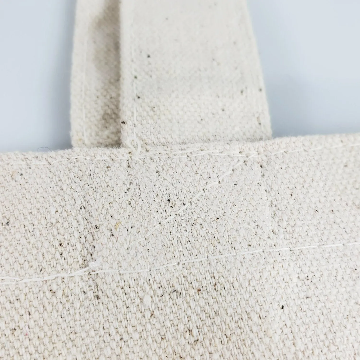 12 ct Eco Friendly Recycled Cotton Canvas Basic Tote Bags - By Dozen