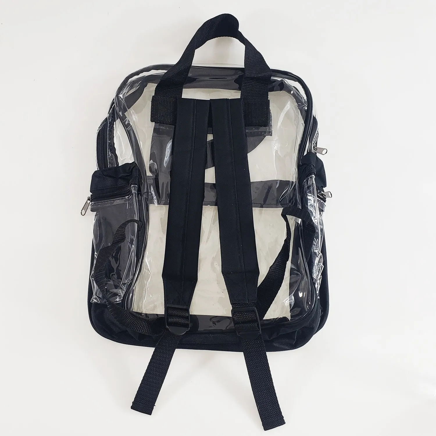 24 ct Heavy Vinyl Polyester Clear Backpack - By Case