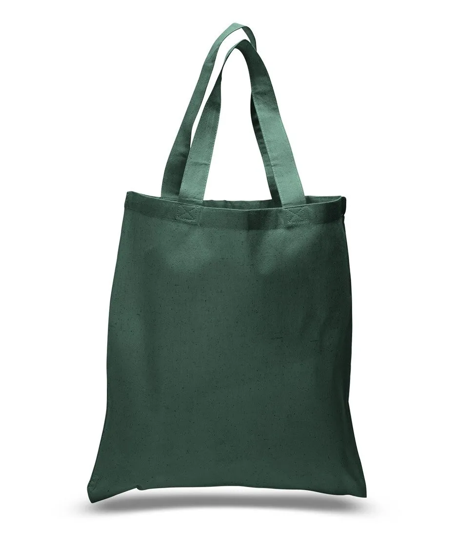 240 ct Economical 100% Cotton Reusable Wholesale Tote Bags - By Case