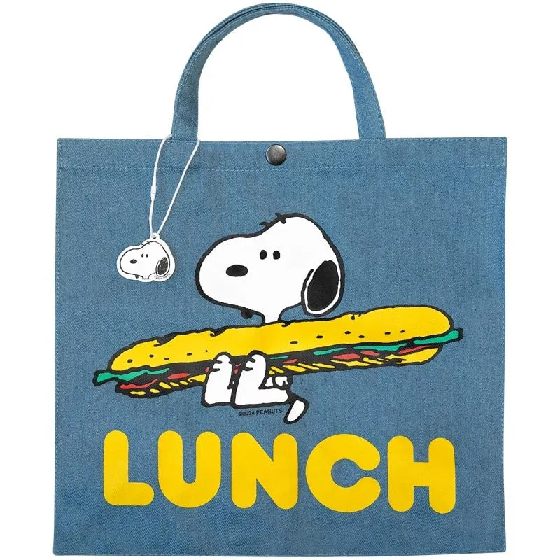 3P4 X Peanuts Vintage Market Tote - Snoopy Lunch