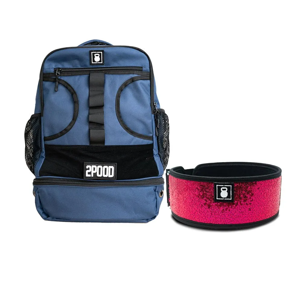 4" Bombshell (sparkle) Belt & Backpack 3.0 Bundle