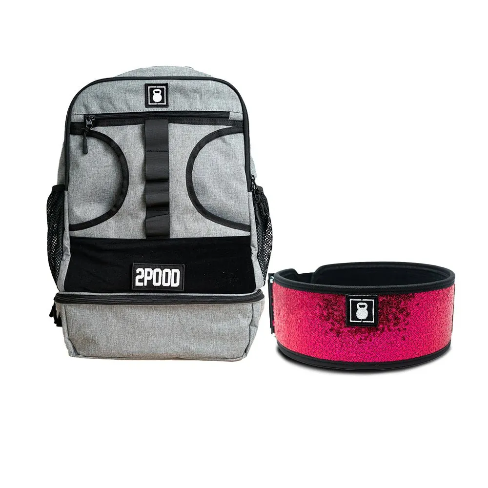 4" Bombshell (sparkle) Belt & Backpack 3.0 Bundle