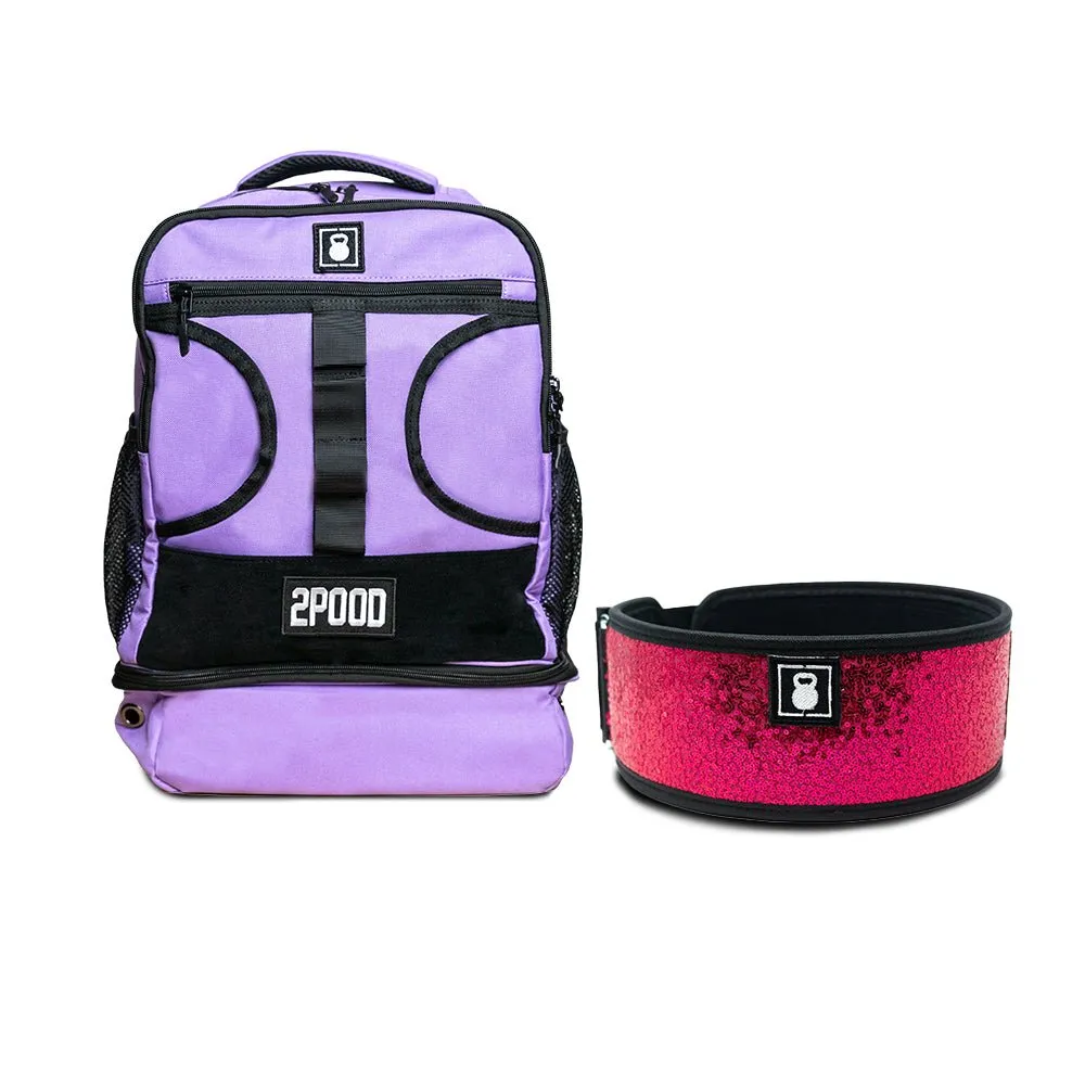 4" Bombshell (sparkle) Belt & Backpack 3.0 Bundle