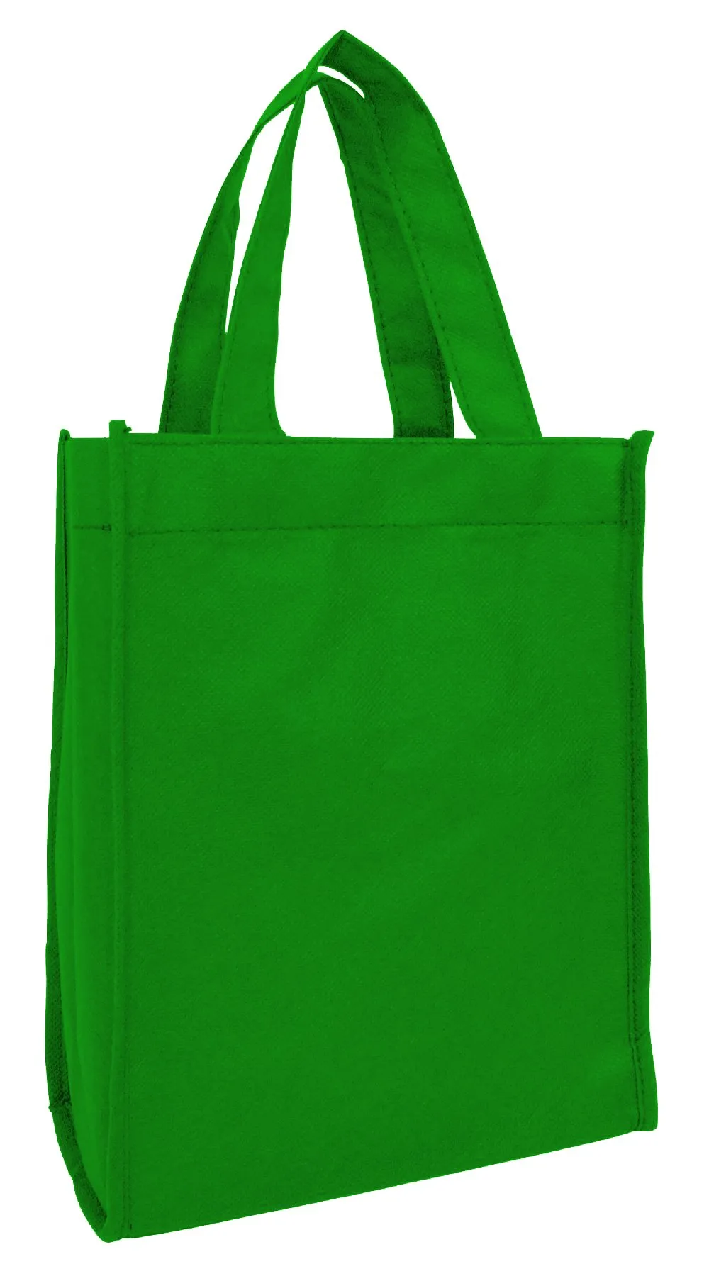 500 ct Non Woven 8" Gift Tote Bag / Economy Book Bag - By Case