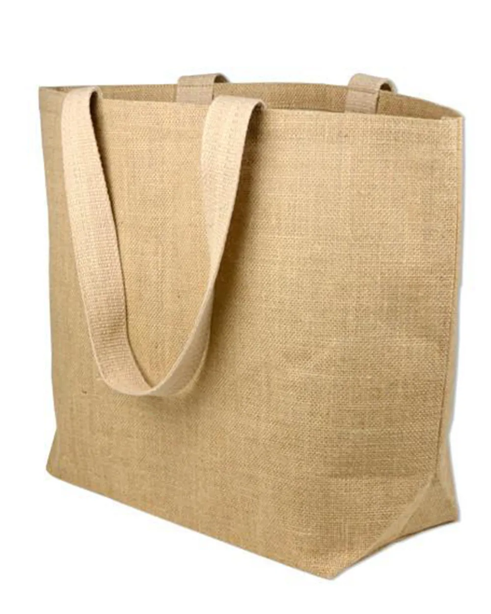 6 ct Large Jute Beach Bag / Burlap Beach Totes - Pack of 6