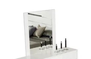 Ancona Italian Modern Mirror White