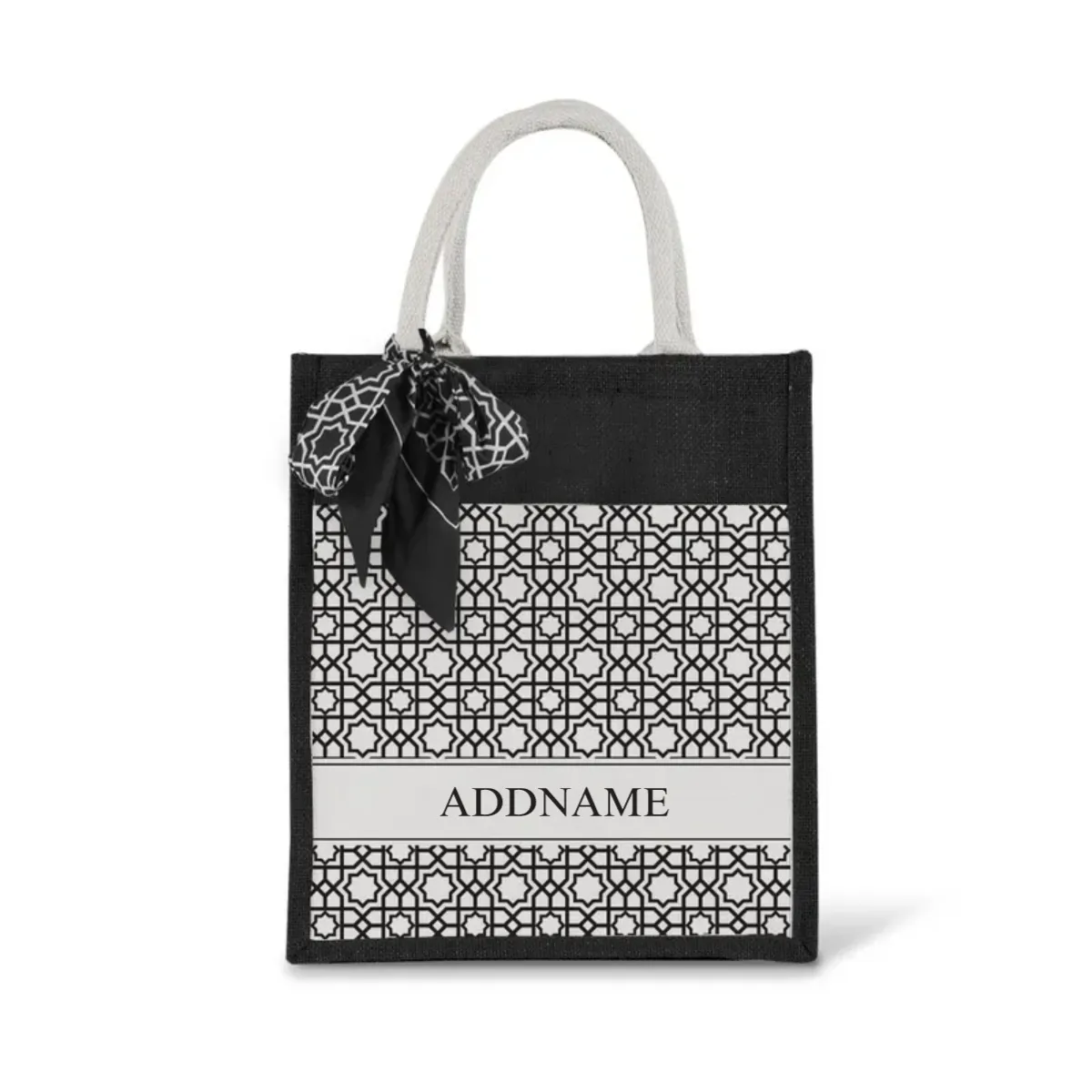 Annas Series -  Black Jute Bags