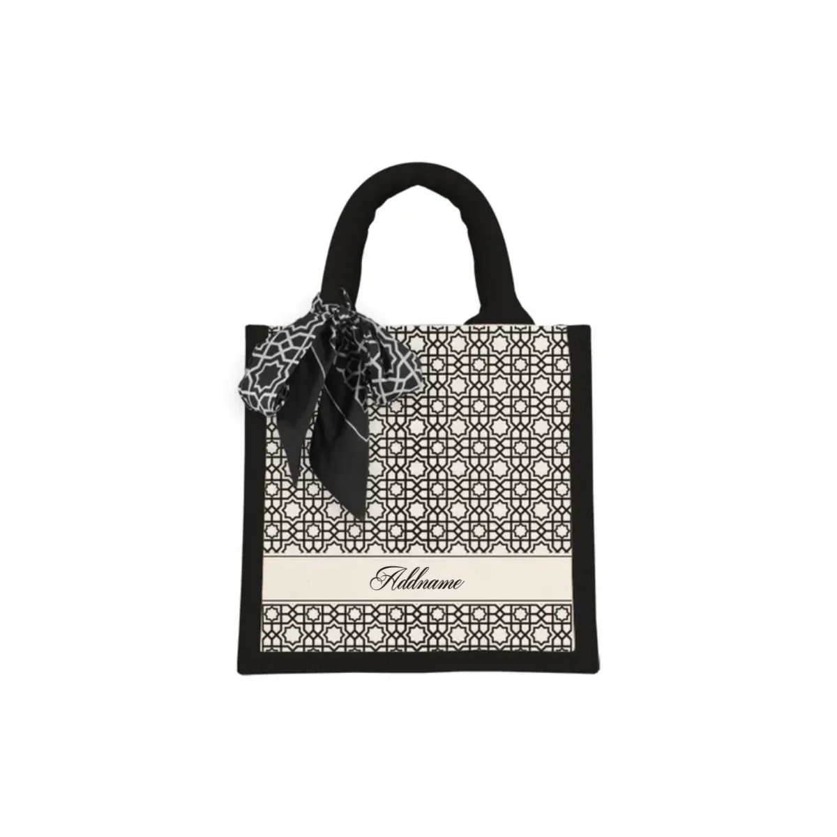 Annas Series -  Black Jute Bags