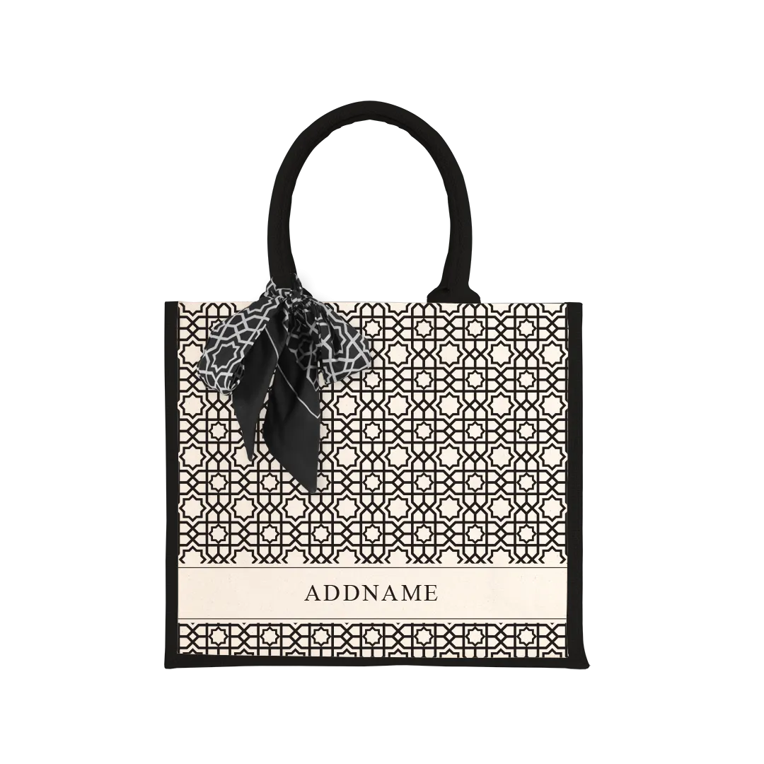 Annas Series -  Black Jute Bags