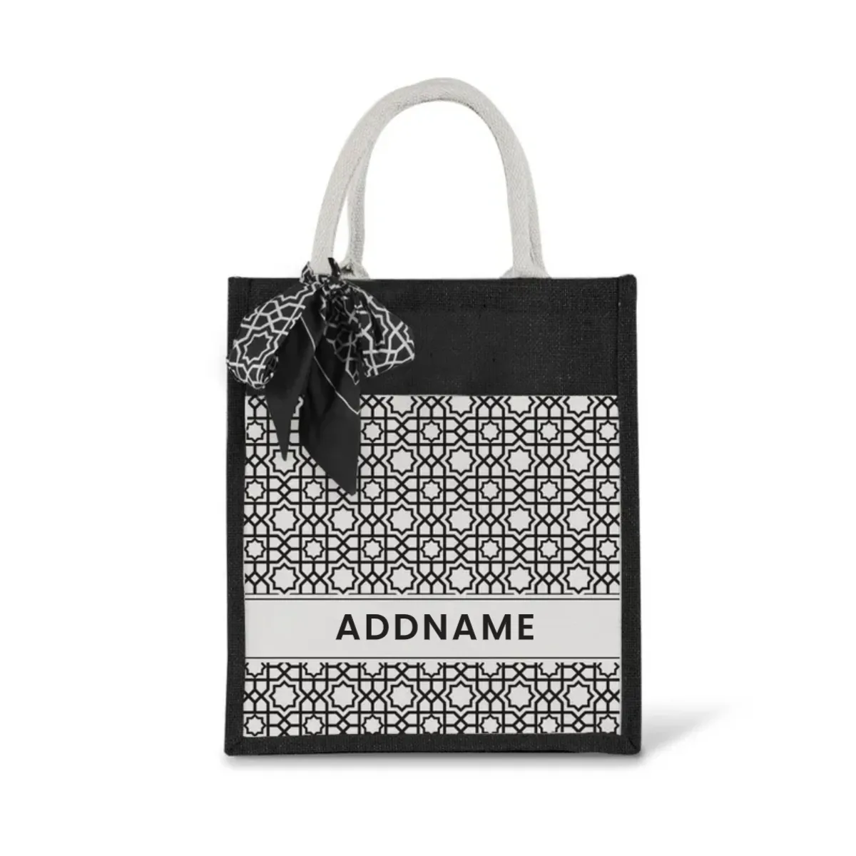 Annas Series -  Black Jute Bags