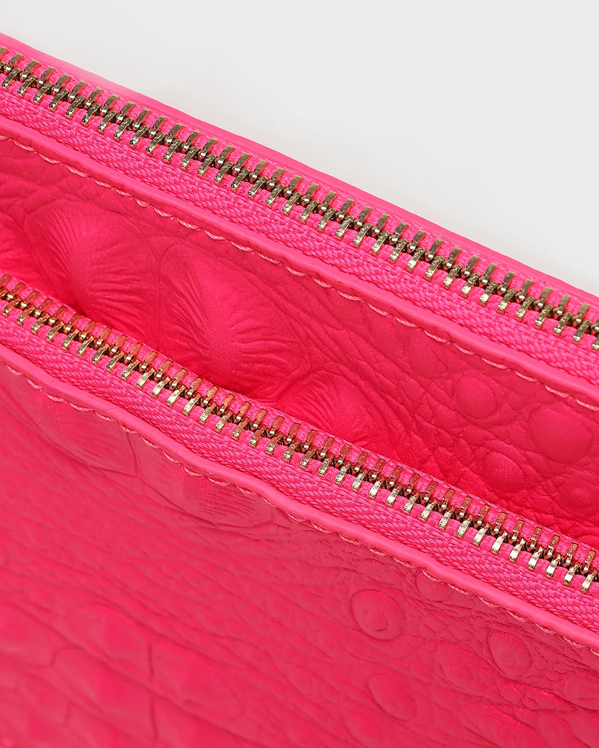 Apollo 2 Clutch Purse in Neon Pink