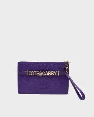 Apollo 2 Clutch Purse in Purple