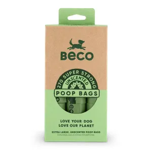 Beco Unscented Poop Bags - Big, Strong & Leak Proof