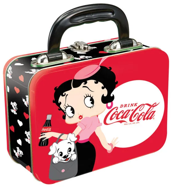 Betty Boop Coke Rectangular Tin Tote