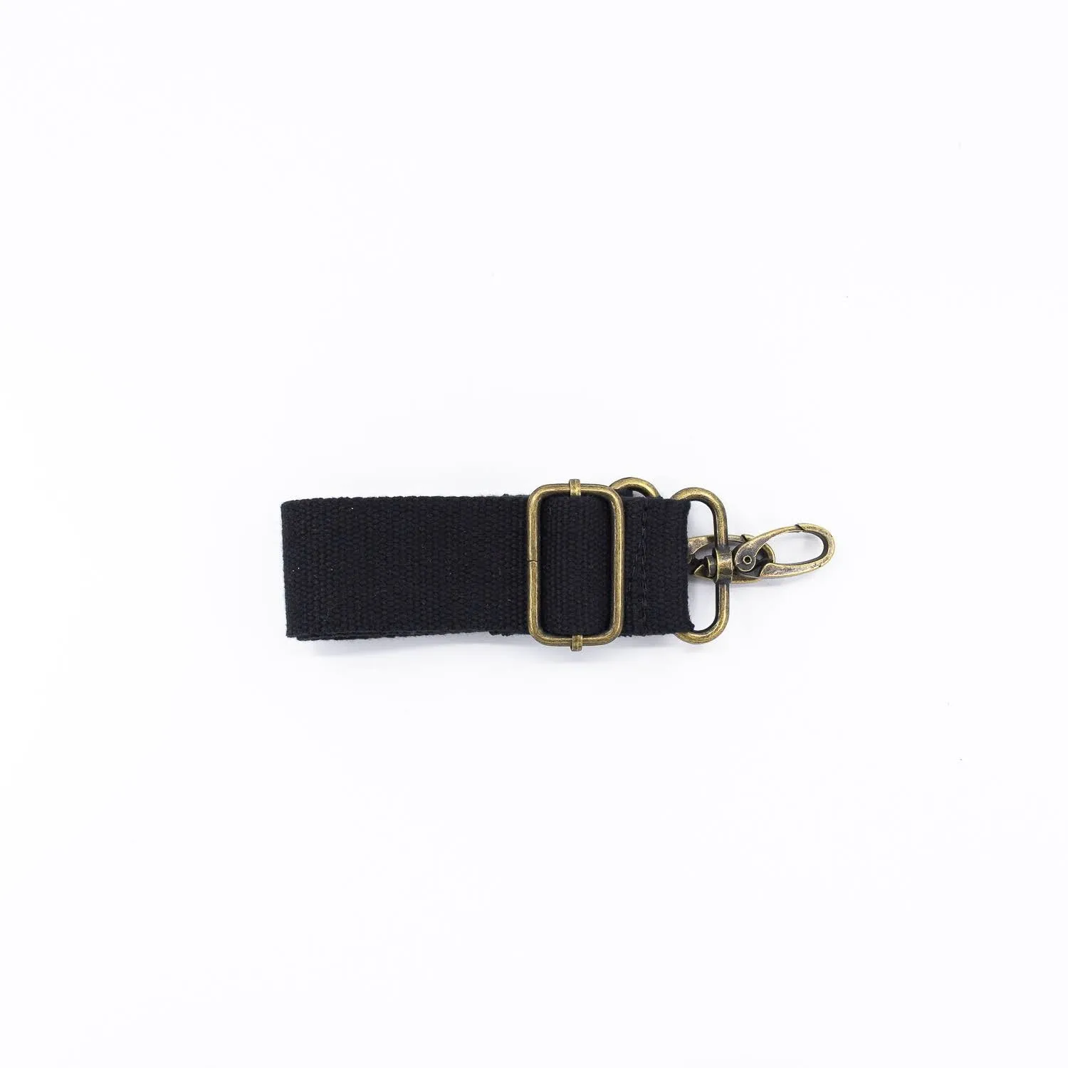 Black Cotton Detachable Strap