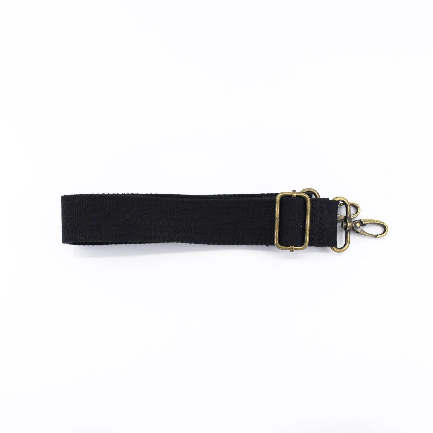 Black Cotton Detachable Strap