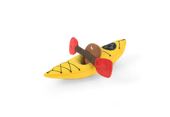 Camp Corbin Squeaky Plush Dog toys, K9 Kayak