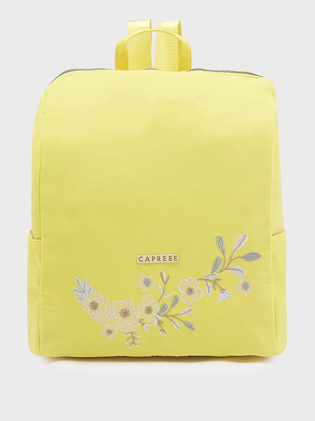 Caprese Sierra Backpack Embroidery  Large Dark Yellow