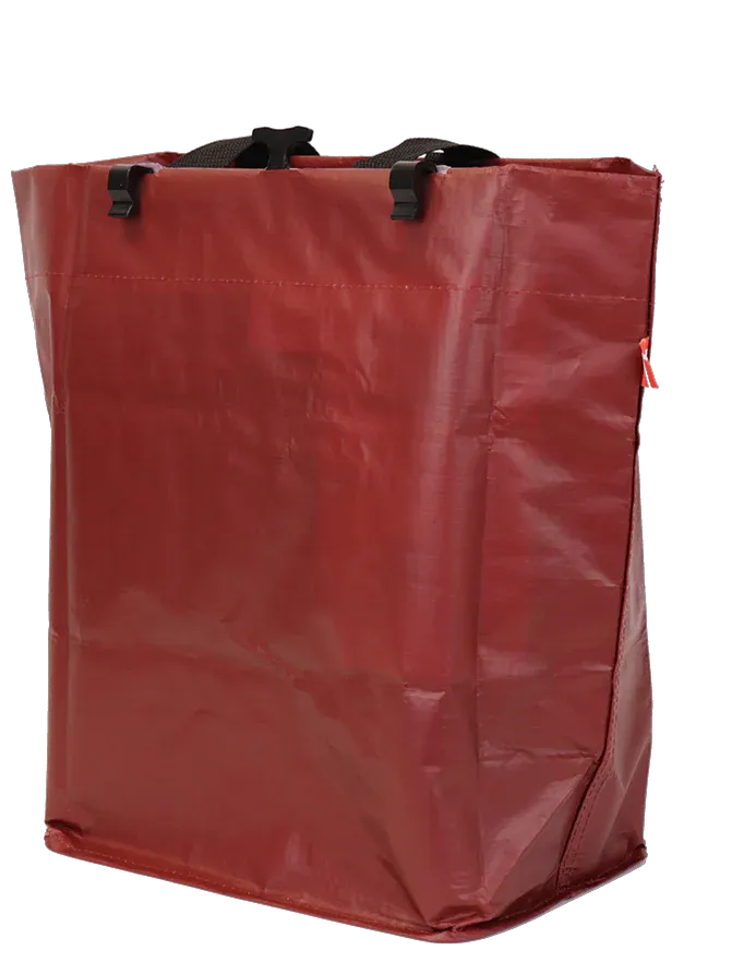 Cobags Bikezac 2.0 Simply Bordeaux Red Pannier Bag For Life