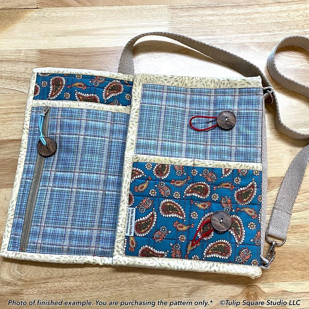 Convertible Tablet Tote Downloadable Pattern