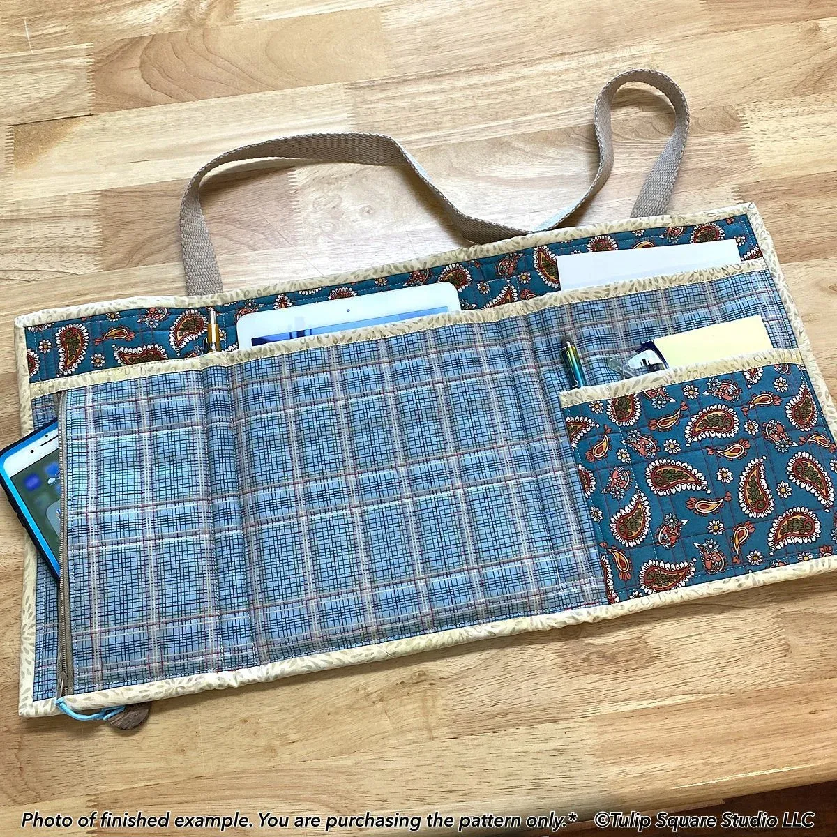 Convertible Tablet Tote Downloadable Pattern