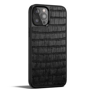 Crocodile Leather iPhone 12 Pro Max Case