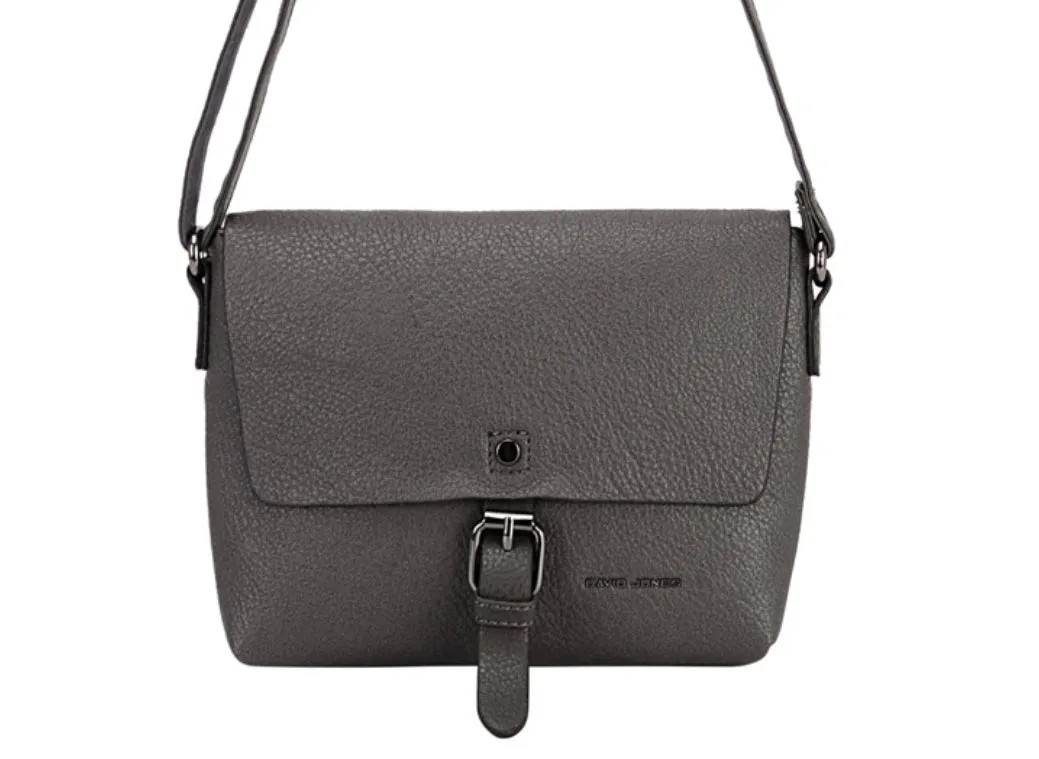 David Jones NV6706 -1 Leather Effect Small Crossbody Bag (6 Colours)