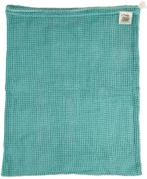 ECOBAGS Organic Mesh Produce Bag / Sack - Large: Washed Blue