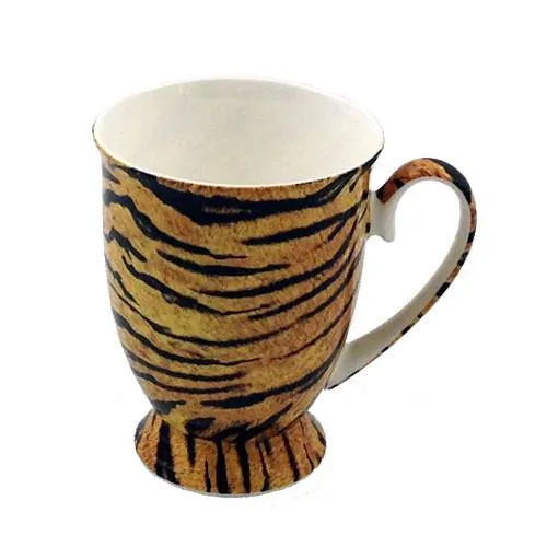 Go Wild Set of 4 Bone China Mugs