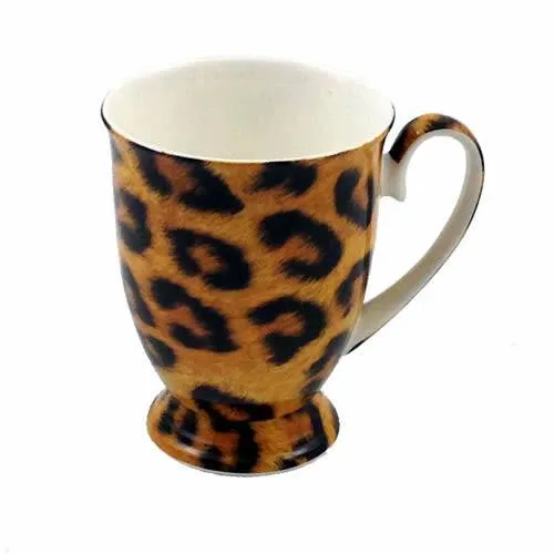 Go Wild Set of 4 Bone China Mugs