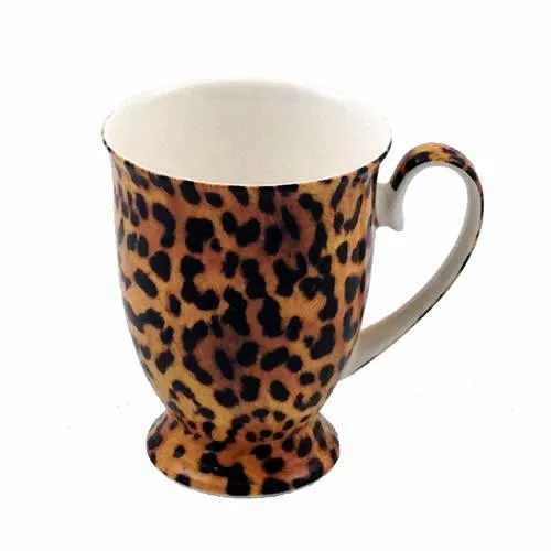 Go Wild Set of 4 Bone China Mugs