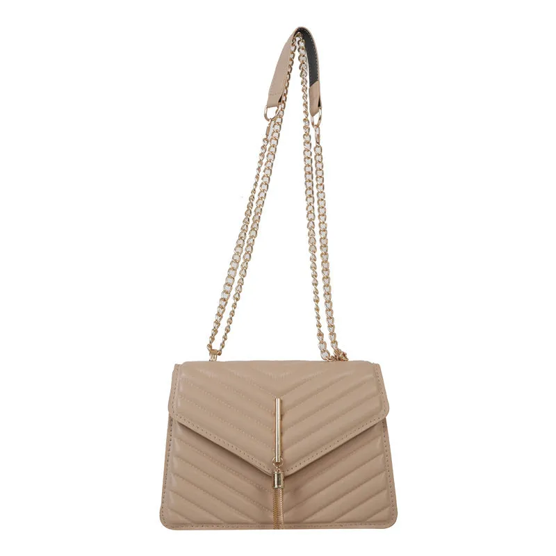 Gold Tassel Crossbody Bag