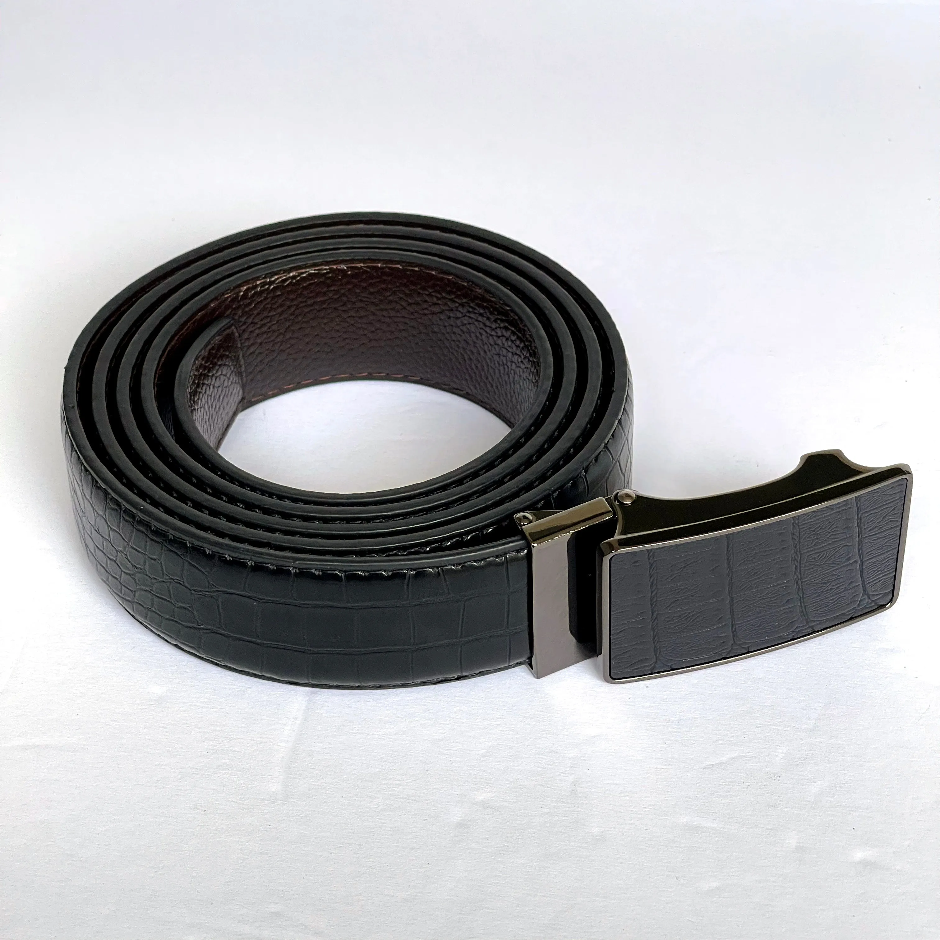 Handmade Leather Belt – The Ultimate Official Gift for Men - Black - Style 1