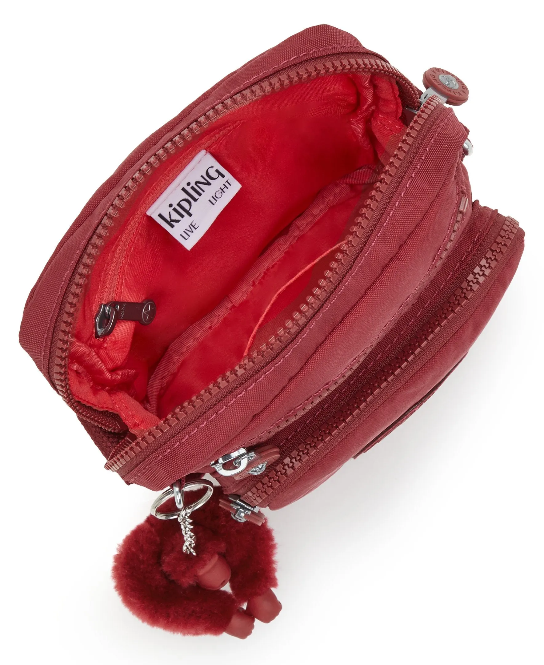 Kipling Gunne Funky Red Small Crossbody Bag I3244-4SS