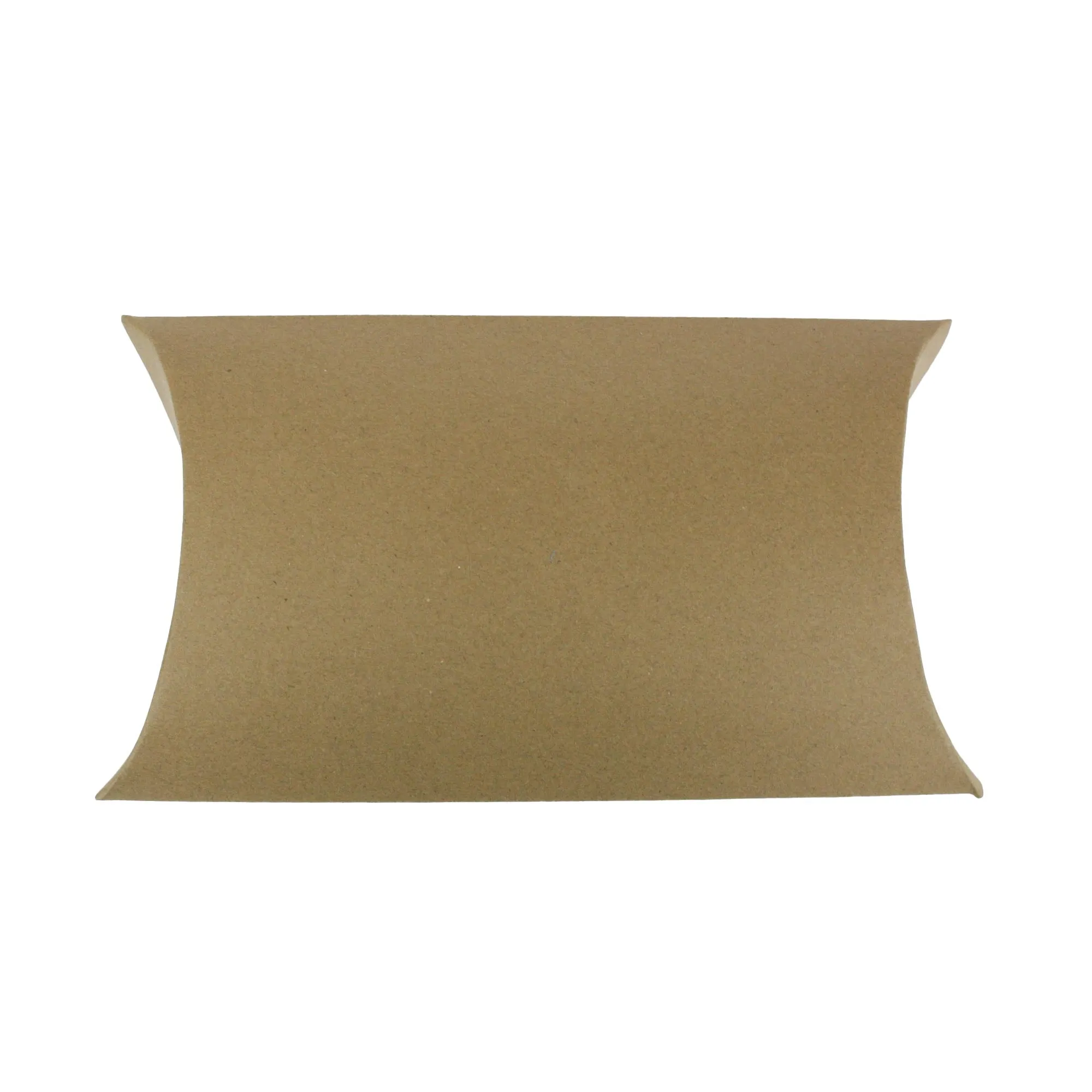 Kraft Pillow Boxes With String and Tag Pack of 12 (Sizes Available)