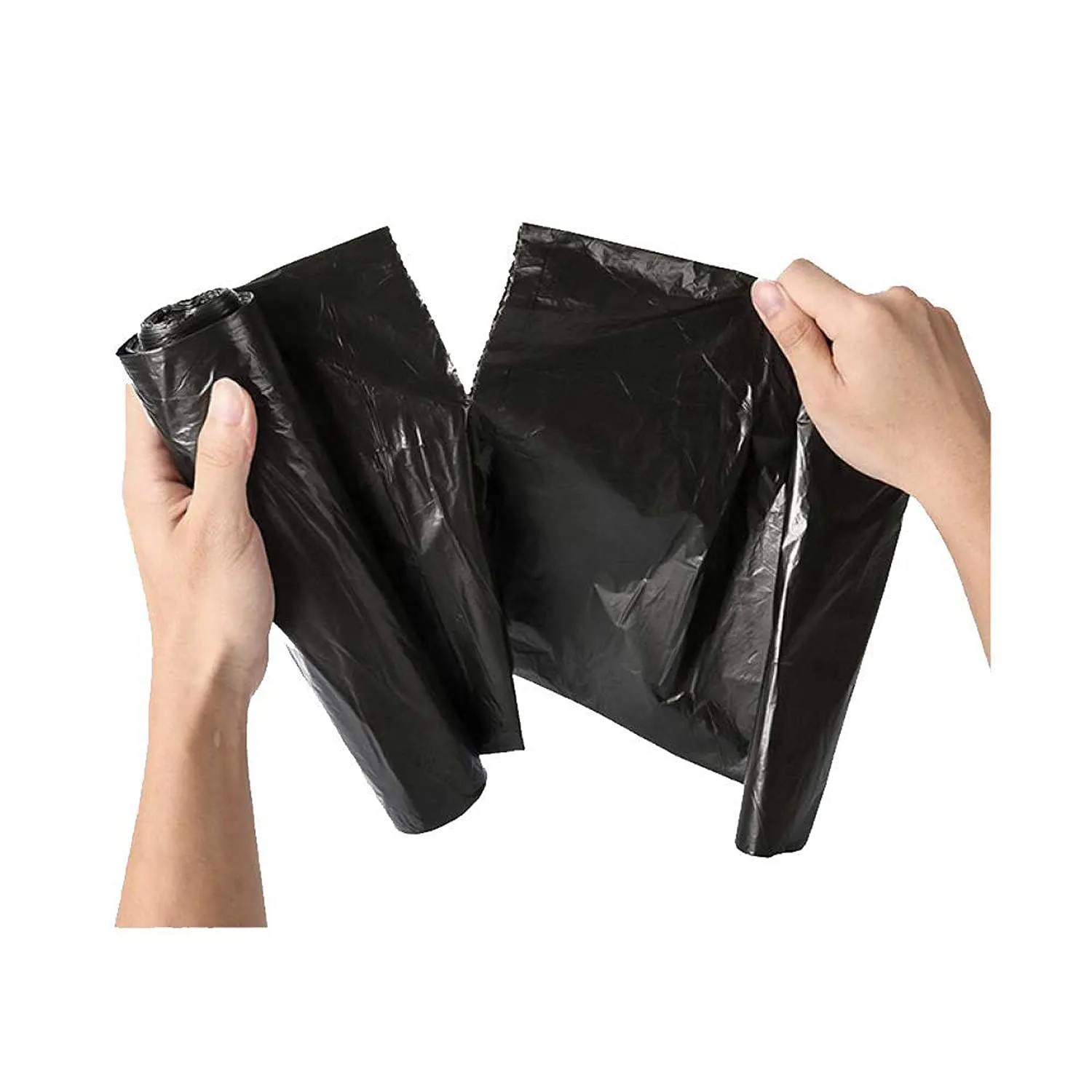 Kuber Industries (Large) Eco - Friendly Dustbin Bags - (90 Pcs) Leakproof | Odour Free | Strong Garbage Bags - For Trash And Waste - Dustbin Covers For Kitchen And Home | 30 x 24 Inches (Black)