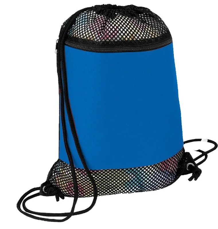 Large Nylon Mesh Drawstring Bag. BPK281