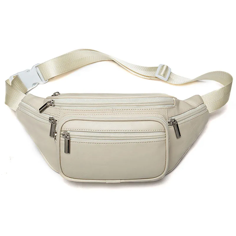 Leather Fanny Pack Waist Bag for Men & Women