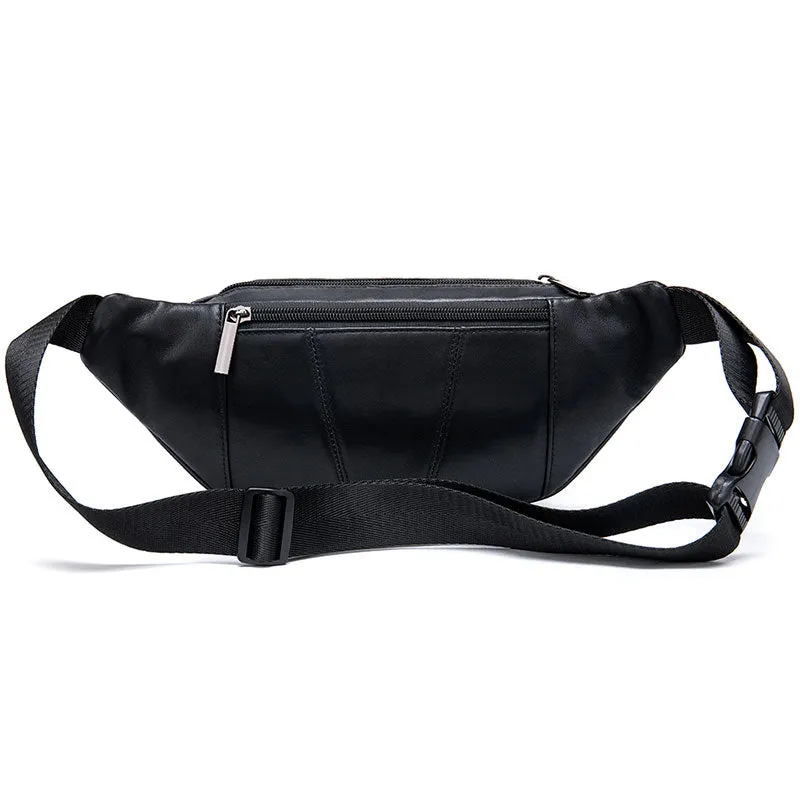 Leather Fanny Pack Waist Bag for Men & Women