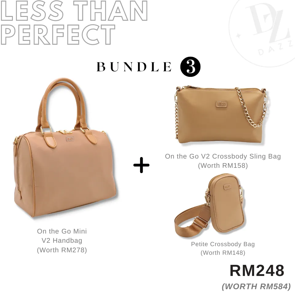 [Less Than Perfect] On the Go V2 Bundle - Handbag/Sling Bag/Clutch/Crossbody