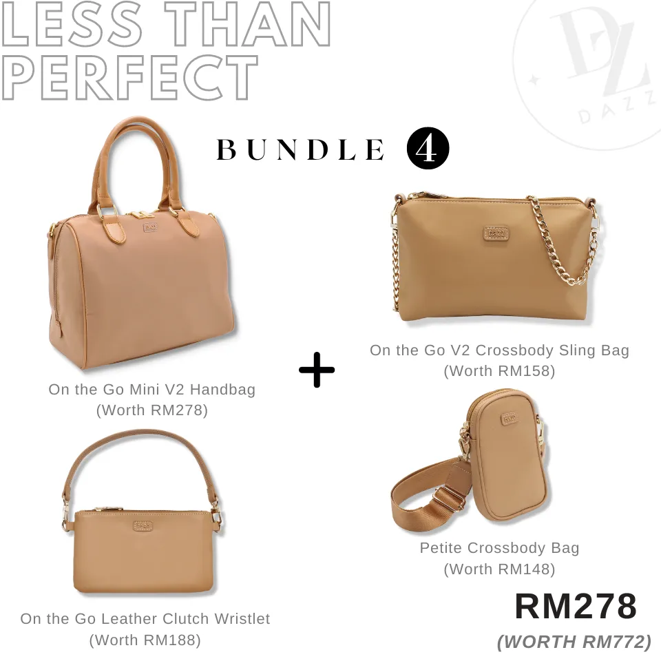 [Less Than Perfect] On the Go V2 Bundle - Handbag/Sling Bag/Clutch/Crossbody