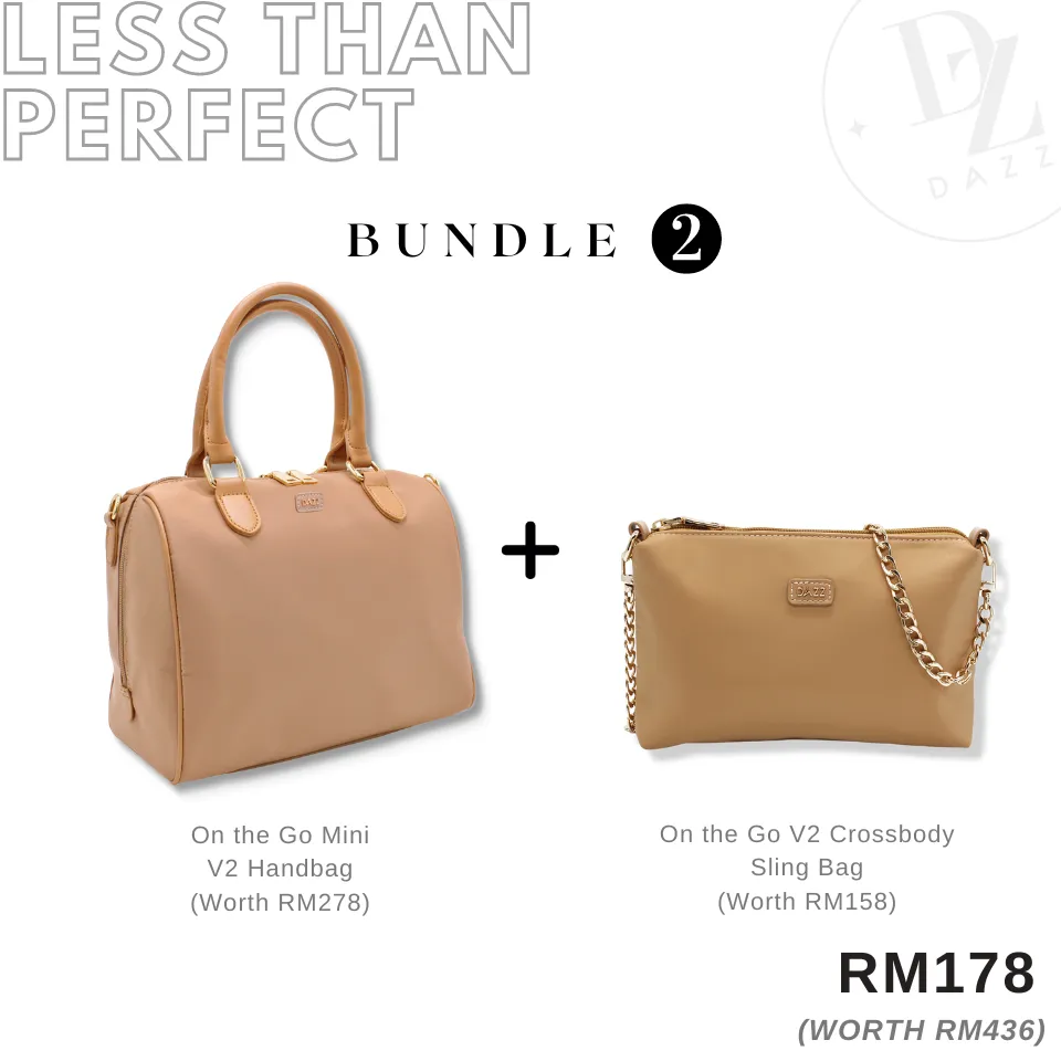 [Less Than Perfect] On the Go V2 Bundle - Handbag/Sling Bag/Clutch/Crossbody