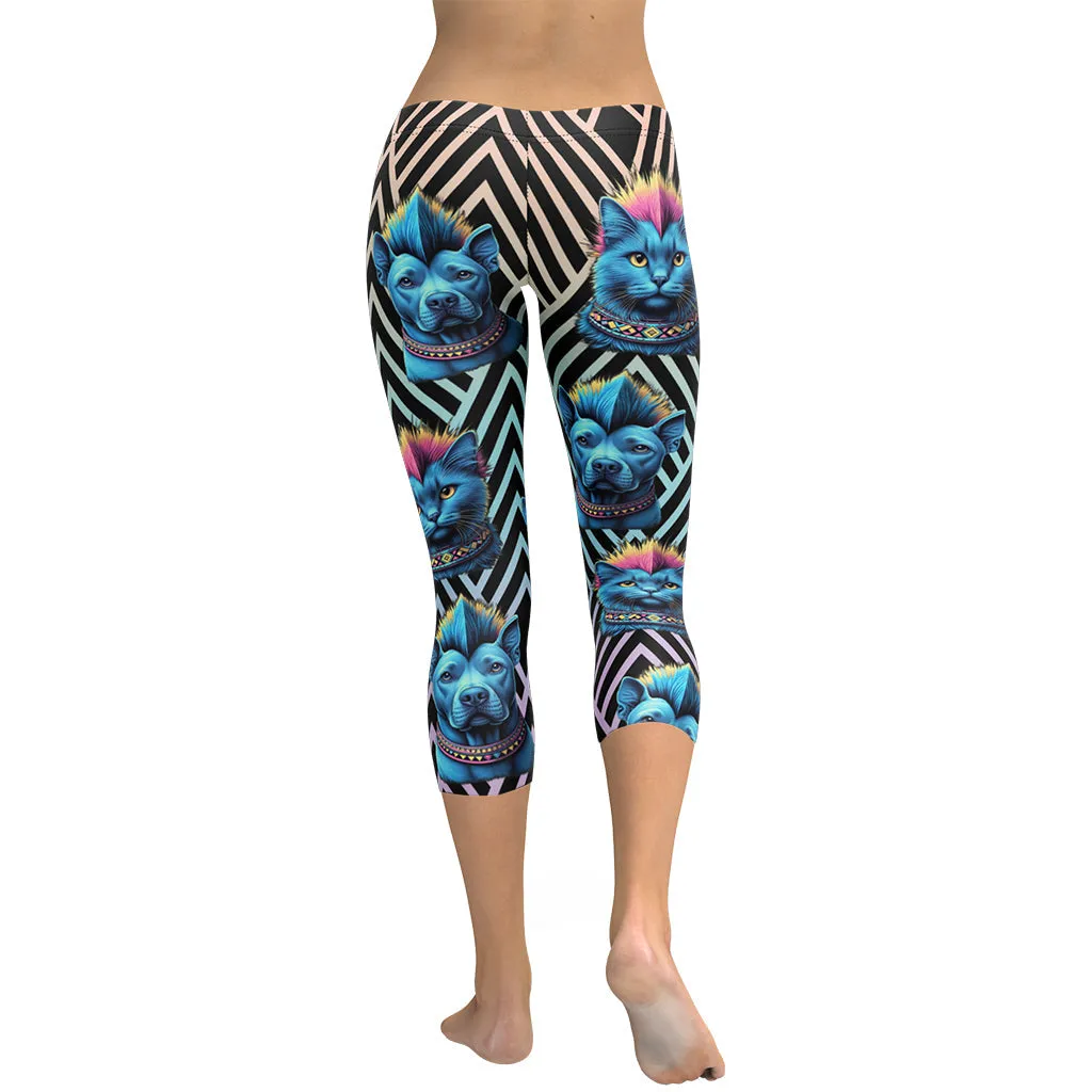 Mohawk Cats & Dogs Capris