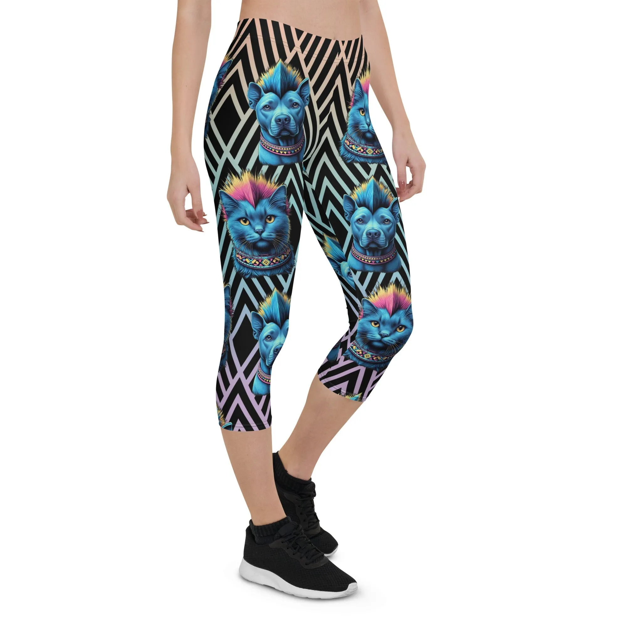 Mohawk Cats & Dogs Capris