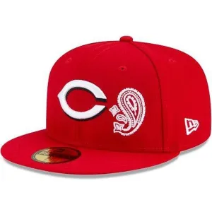 New Era 
						Cincinnati Reds Patchwork Undervisor 59fifty Fitted Hat