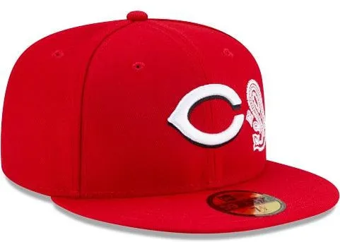 New Era 
						Cincinnati Reds Patchwork Undervisor 59fifty Fitted Hat