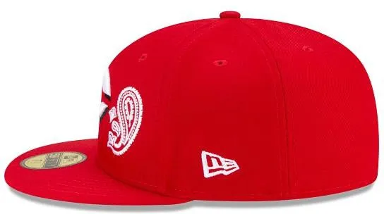 New Era 
						Cincinnati Reds Patchwork Undervisor 59fifty Fitted Hat