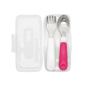 On-the-Go Fork & Spoon Set with Case