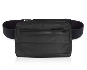 Puffer Fanny Pack in Black